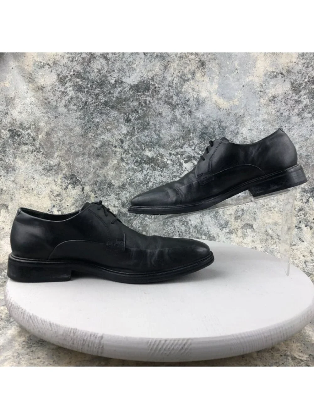 Cole Haan Men's Size 8.5M Jackson Nike Air Black Leather Lace-Up Oxford Shoes